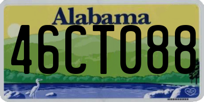 AL license plate 46CT088