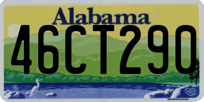 AL license plate 46CT290