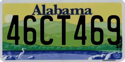 AL license plate 46CT469
