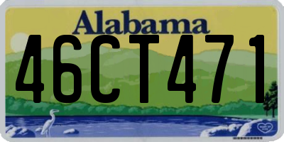 AL license plate 46CT471