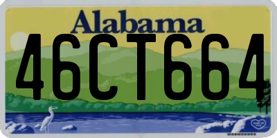 AL license plate 46CT664
