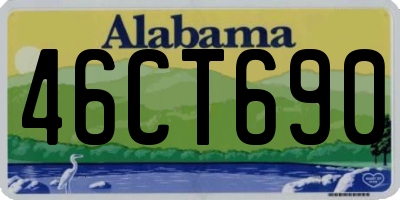 AL license plate 46CT690
