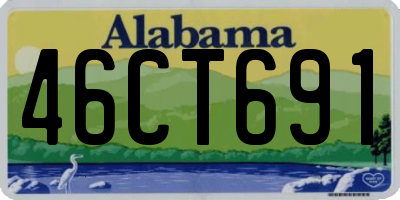 AL license plate 46CT691
