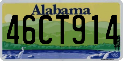 AL license plate 46CT914