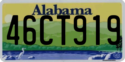 AL license plate 46CT919