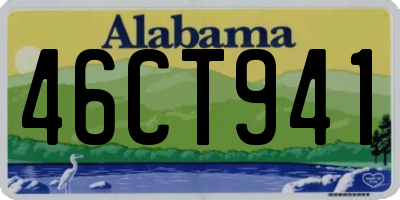 AL license plate 46CT941