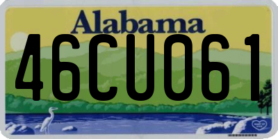AL license plate 46CU061