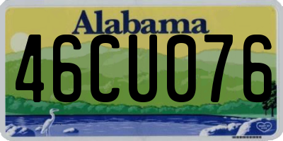 AL license plate 46CU076