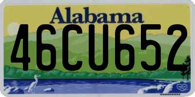 AL license plate 46CU652
