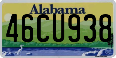 AL license plate 46CU938