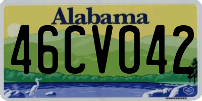 AL license plate 46CV042