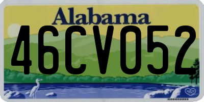 AL license plate 46CV052