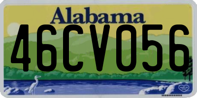 AL license plate 46CV056