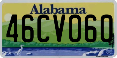 AL license plate 46CV060