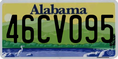 AL license plate 46CV095