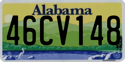 AL license plate 46CV148