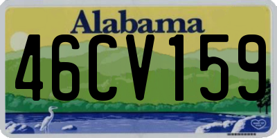 AL license plate 46CV159