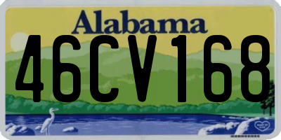 AL license plate 46CV168