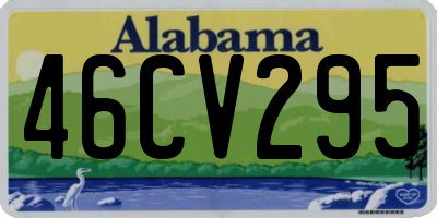 AL license plate 46CV295