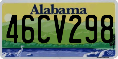 AL license plate 46CV298
