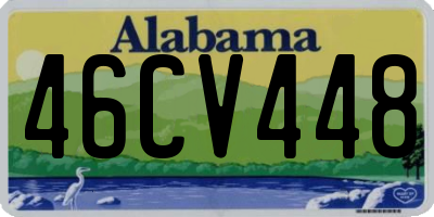 AL license plate 46CV448
