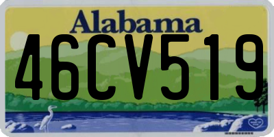 AL license plate 46CV519
