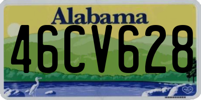 AL license plate 46CV628