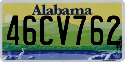 AL license plate 46CV762