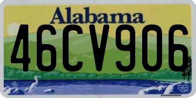 AL license plate 46CV906