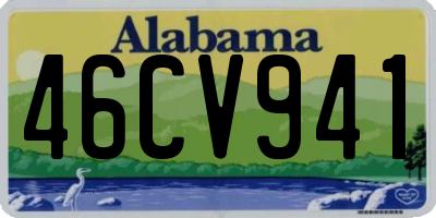 AL license plate 46CV941
