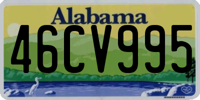 AL license plate 46CV995