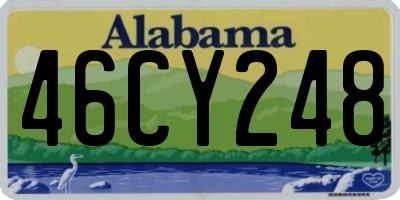 AL license plate 46CY248