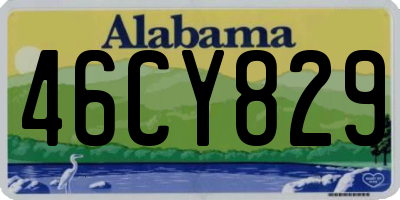 AL license plate 46CY829