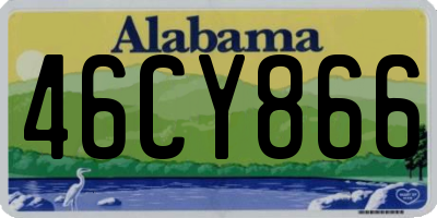 AL license plate 46CY866