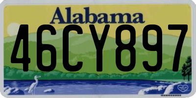 AL license plate 46CY897