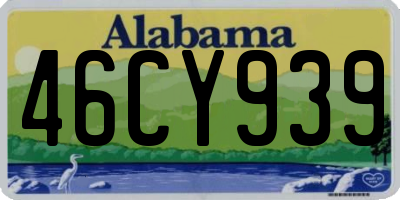 AL license plate 46CY939