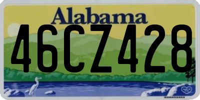 AL license plate 46CZ428