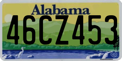 AL license plate 46CZ453