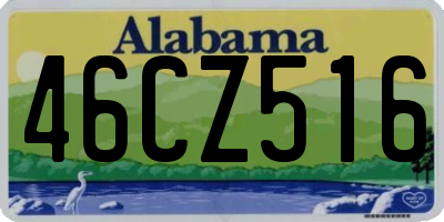 AL license plate 46CZ516