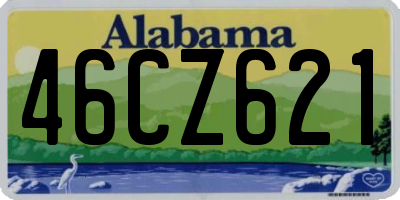 AL license plate 46CZ621