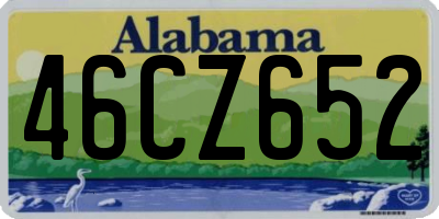 AL license plate 46CZ652