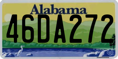 AL license plate 46DA272