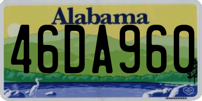 AL license plate 46DA960