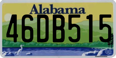 AL license plate 46DB515