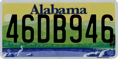 AL license plate 46DB946