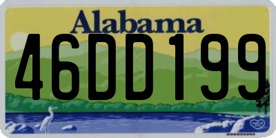AL license plate 46DD199