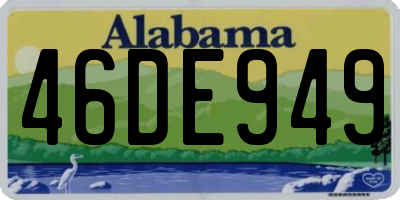AL license plate 46DE949