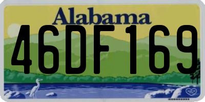 AL license plate 46DF169