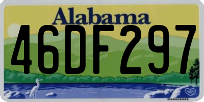 AL license plate 46DF297