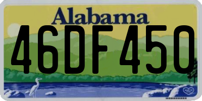 AL license plate 46DF450